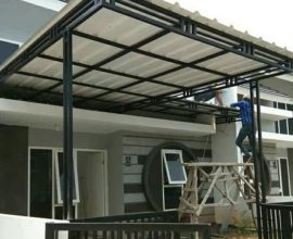 Contoh desain canopy minimalis