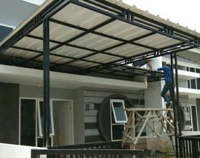 Contoh desain canopy minimalis