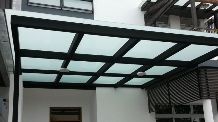 Contoh desain canopy minimalis